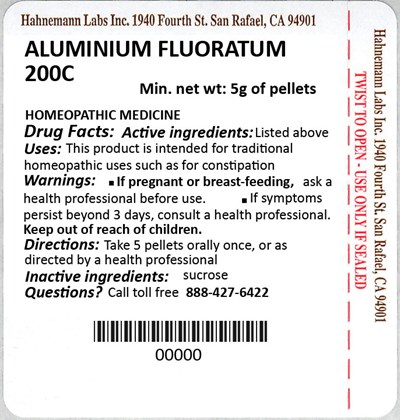 Aluminium Fluoratum 200c 5g (Aluminium Fluoratum 200c 5g)